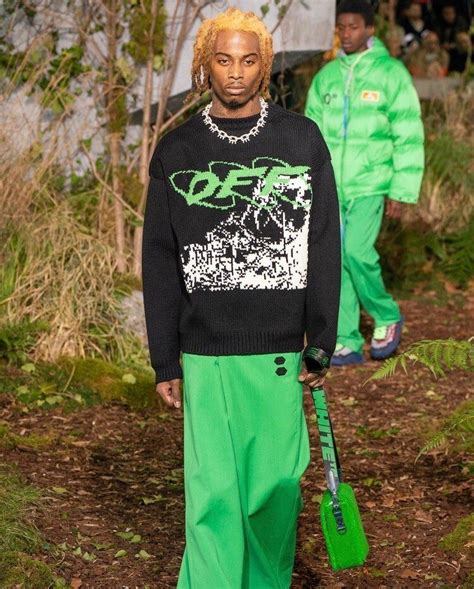 off-white ruined factory knit sweater